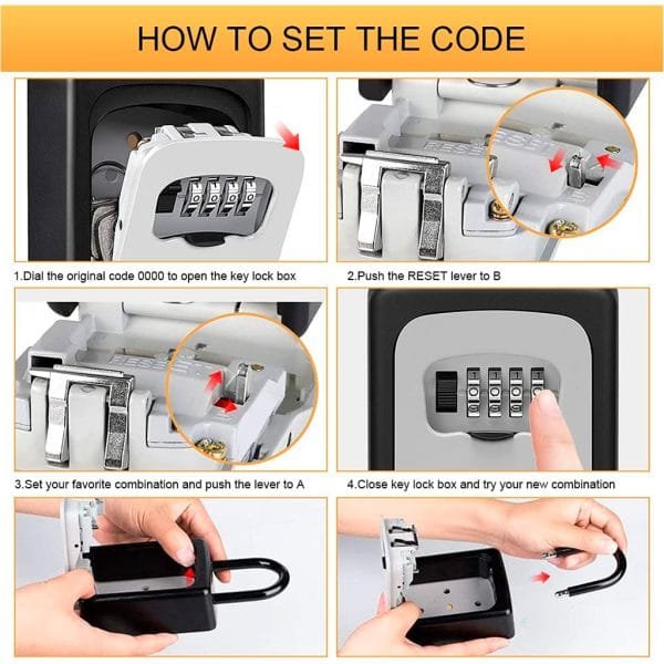 GRIFEMA GA1004 Caja de Seguridad para Llaves, Caja de Cerradura - Imagen 3